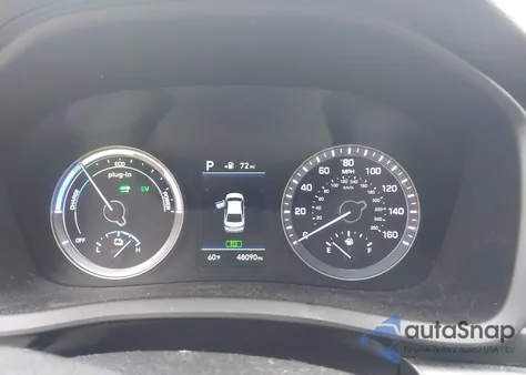 2019 Hyundai Sonata Plug-In Hybrid из США, поврежденный, VIN KMHE14L22KA091613